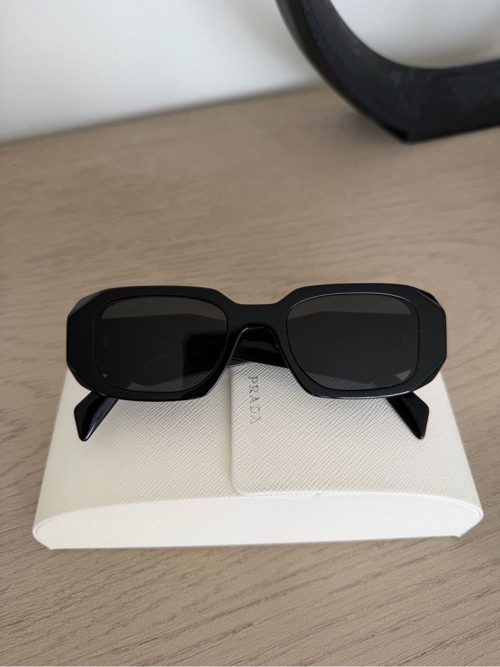 PRADA 17WS BLACK SUNGLASSES